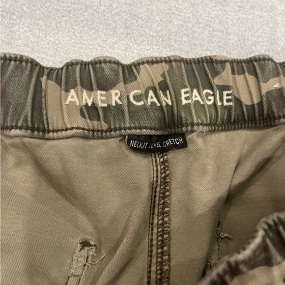 [14R]American Eagle AE Next Level Stretch Ripstop Camo Cargo Jogger - Picture 8 of 12